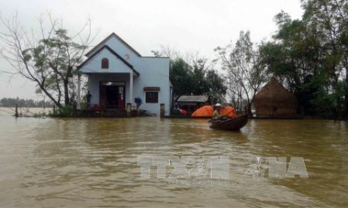 Khu vực Trung và Nam Trung bộ có mưa diện rộng